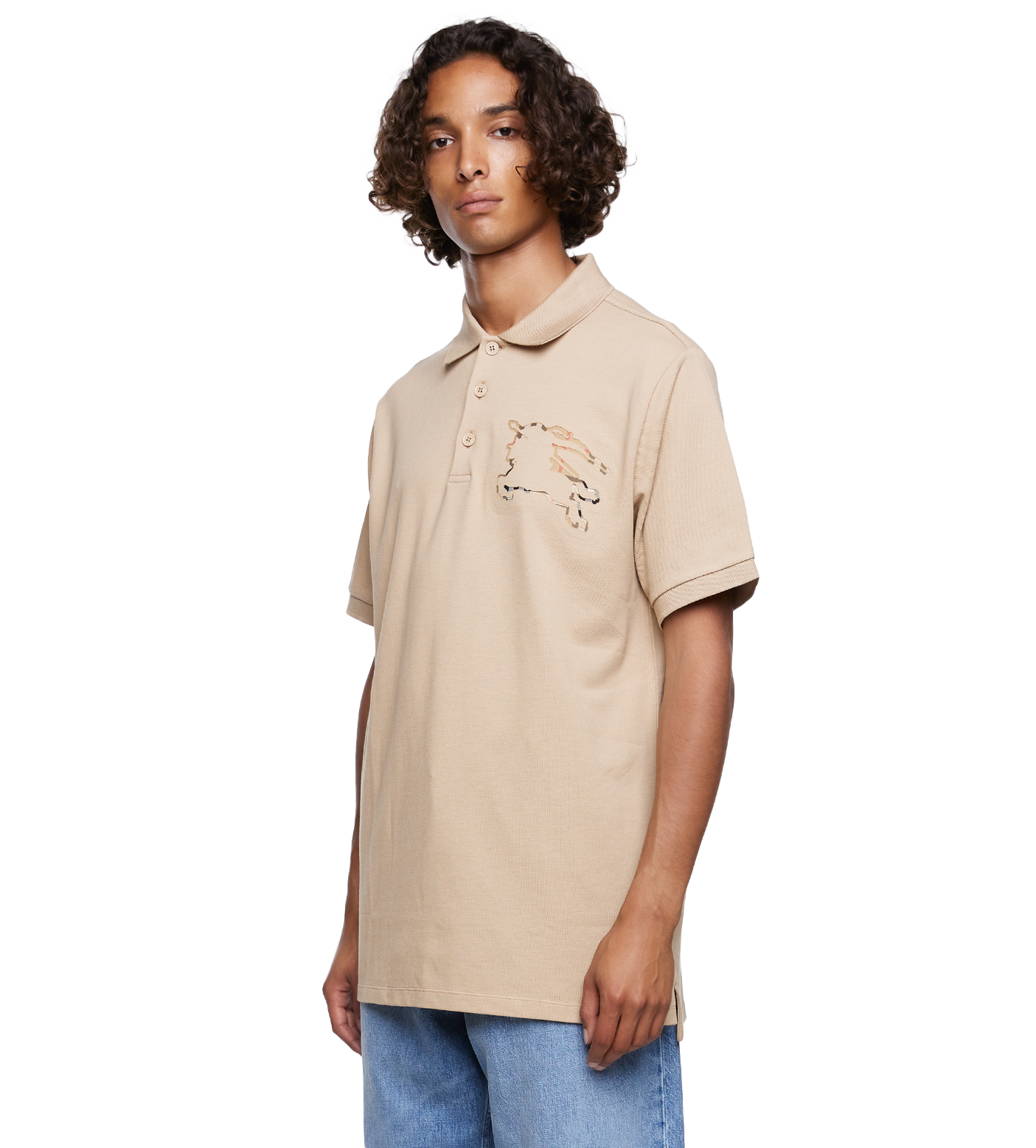 Check EKD Piqué Polo Shirt Soft Fawn