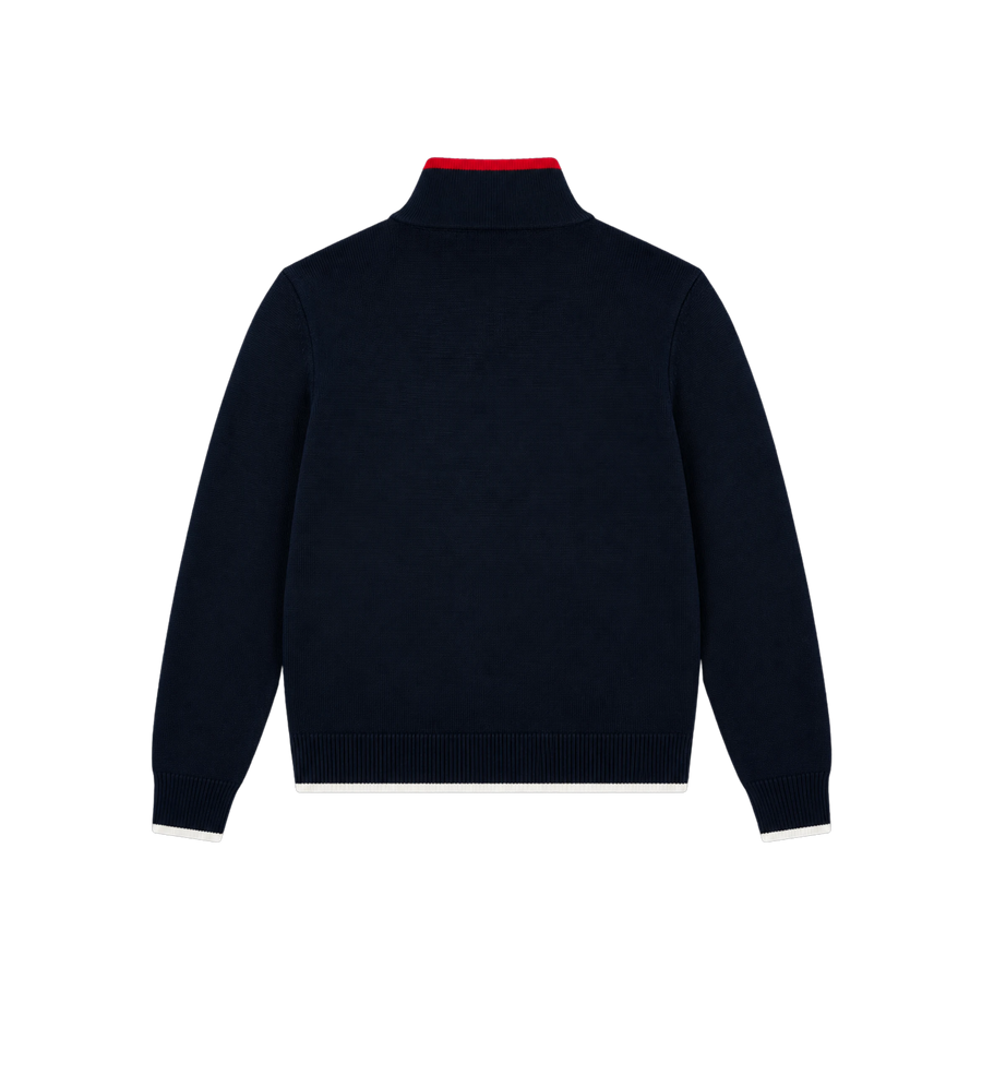 Merino Track Jacket Navy