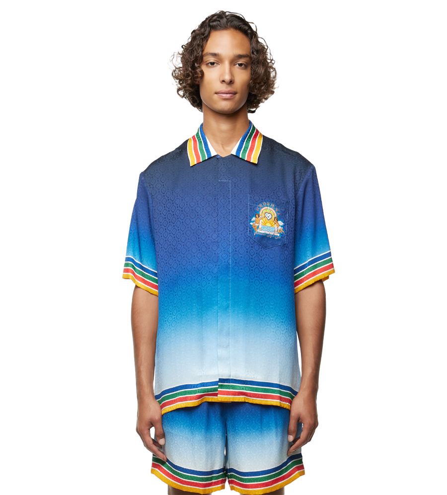 Studio De Musique Silk Shirt Blue