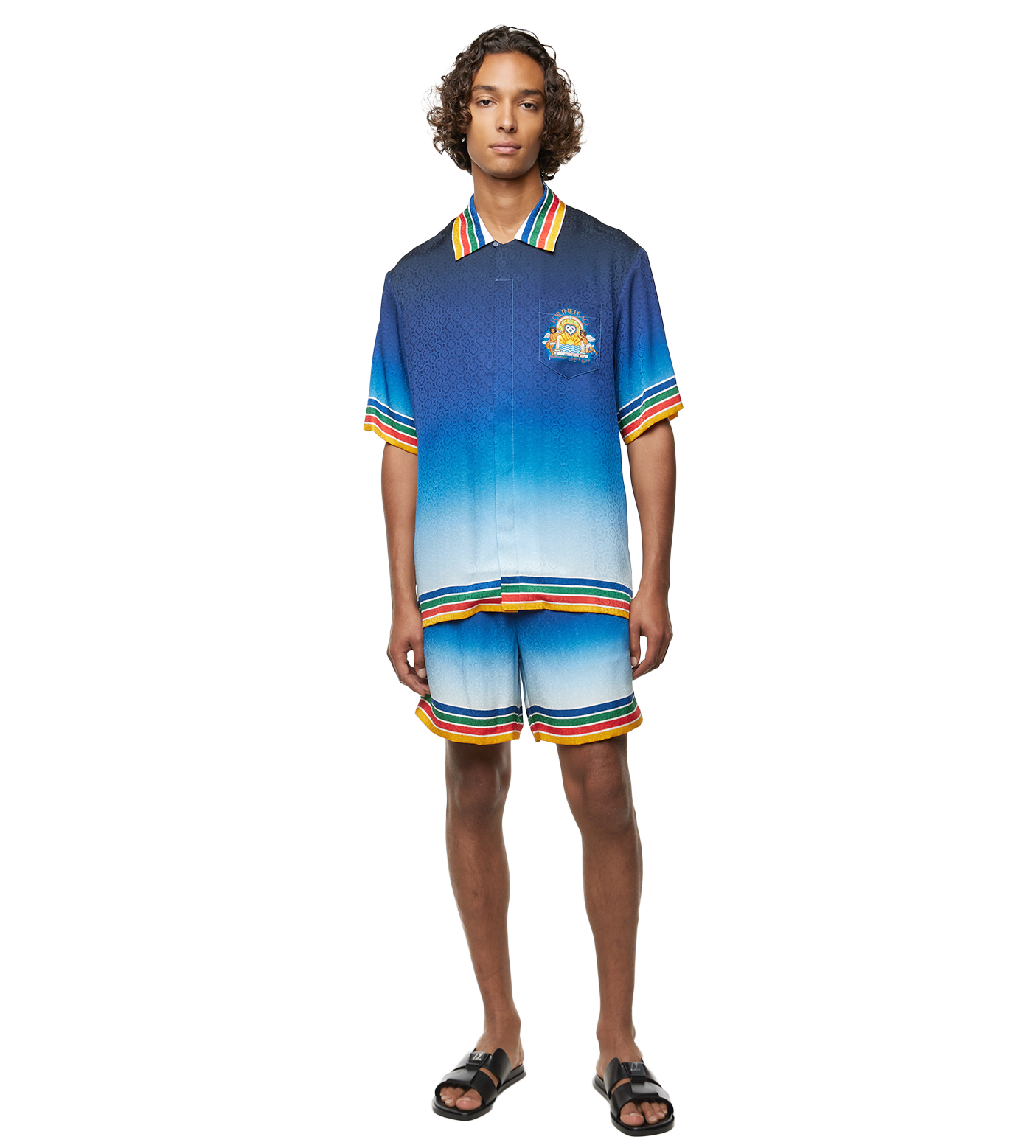 Studio De Musique Silk Shorts Blue