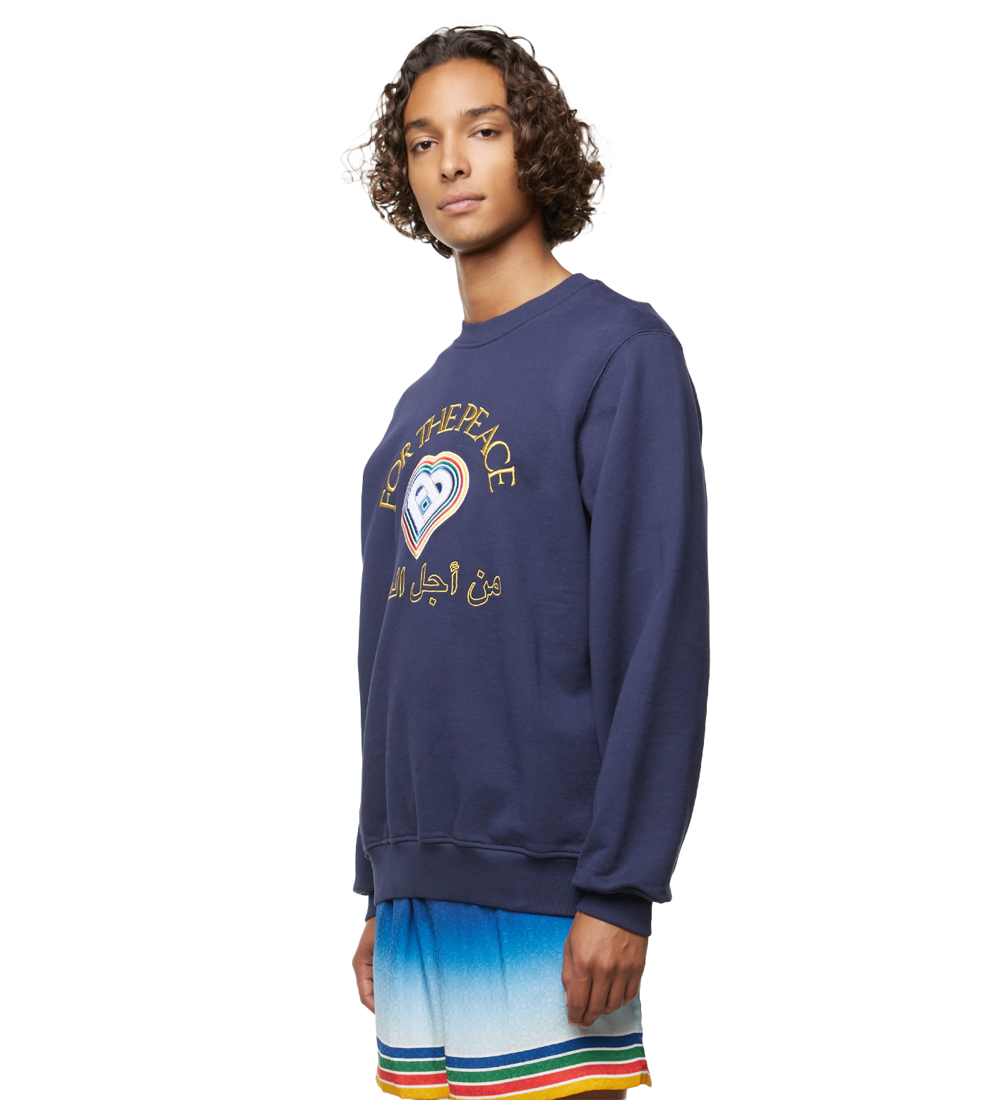 For The Peace Crewneck Navy