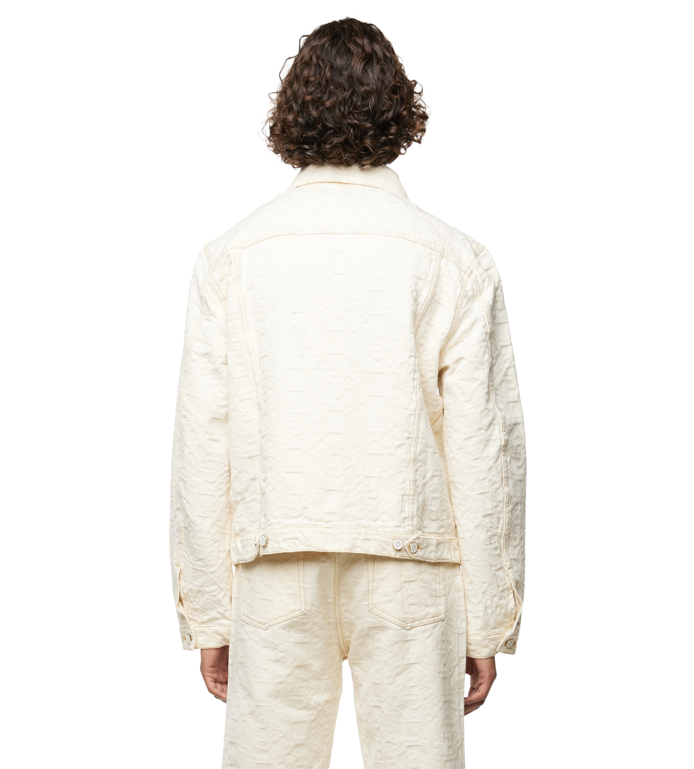 Monogram Denim Jacket Off-White