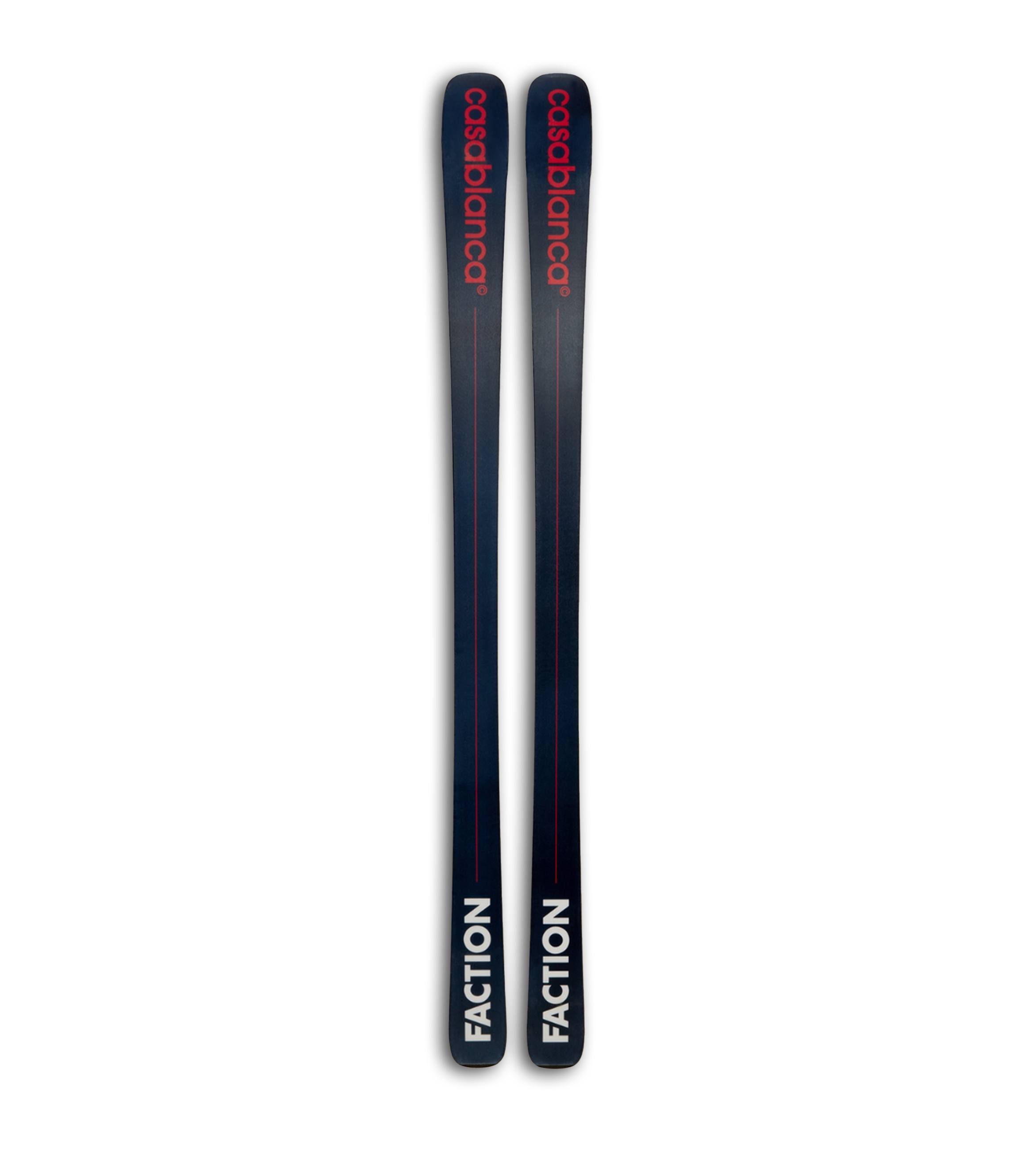 Casablanca Gradient Skis in Red Orange Gradient
