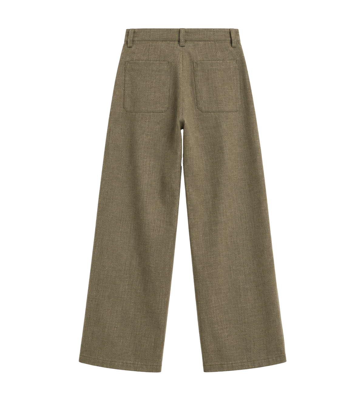 Still Chino Clay Flowy Fleck Wool