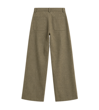 Still Chino Clay Flowy Fleck Wool