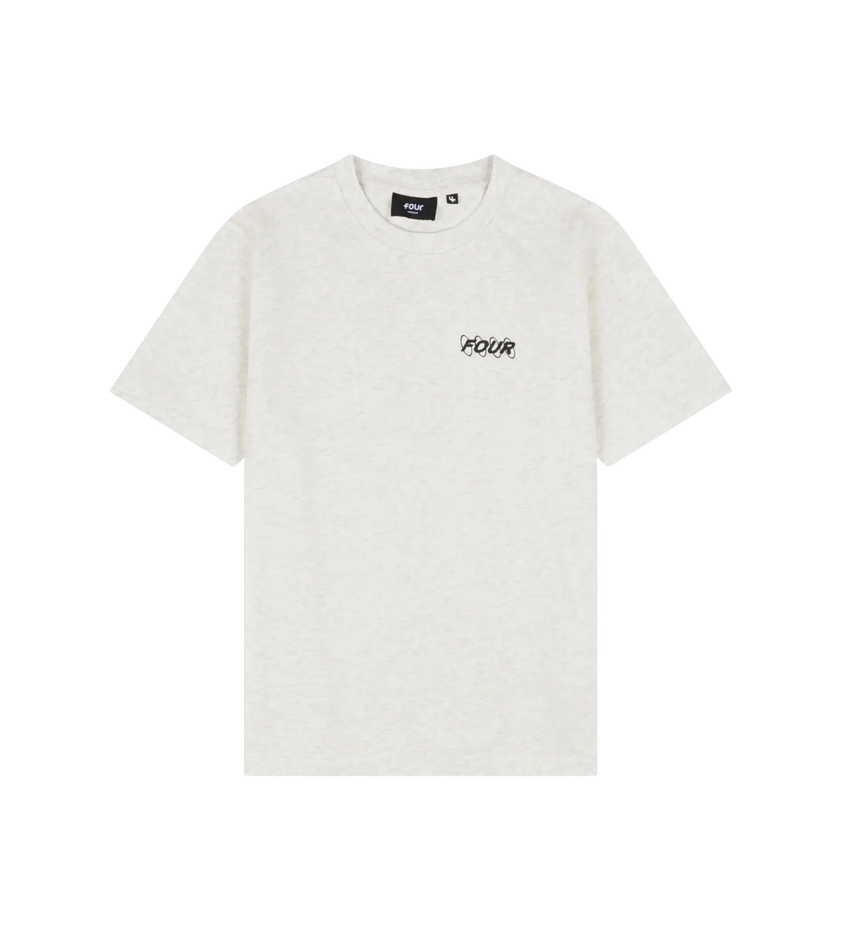 Circles T-shirt Zand Melange