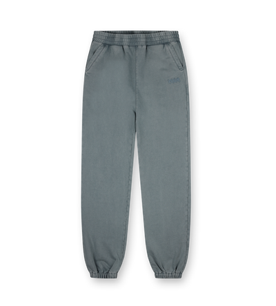 Circles Wide Sweatpants Washed Groen