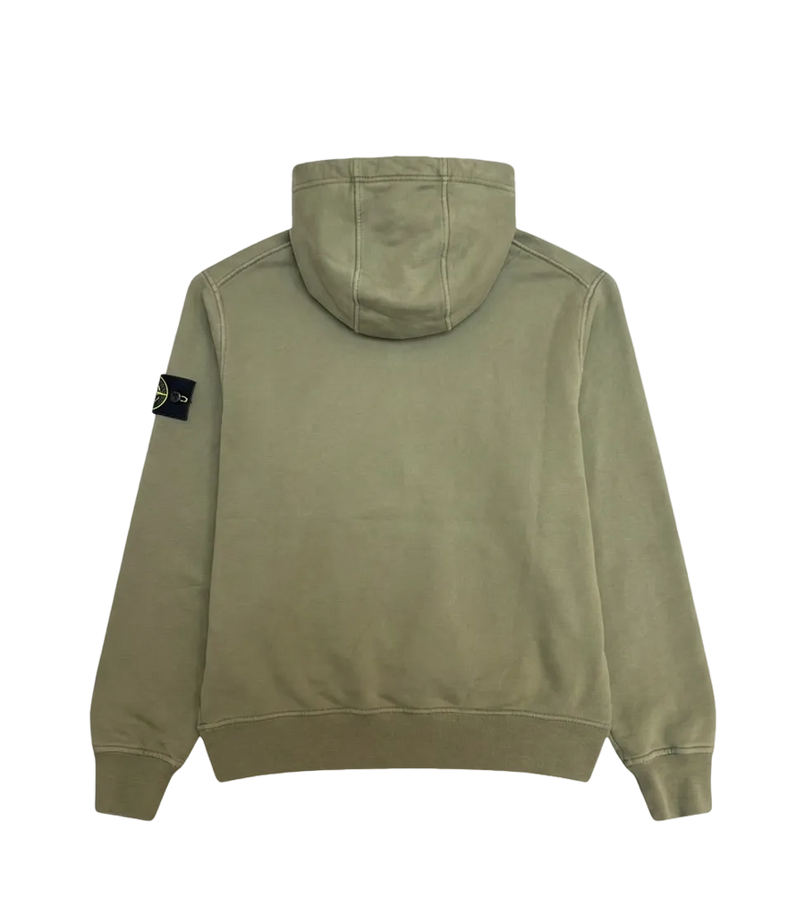 Stone Island Hooded Sweatshirt in Military Green