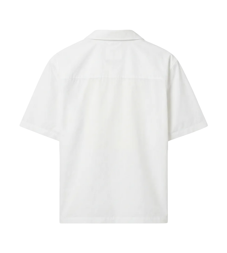 Jil Sander Boxy Fit Contrast Colour Shirt in White