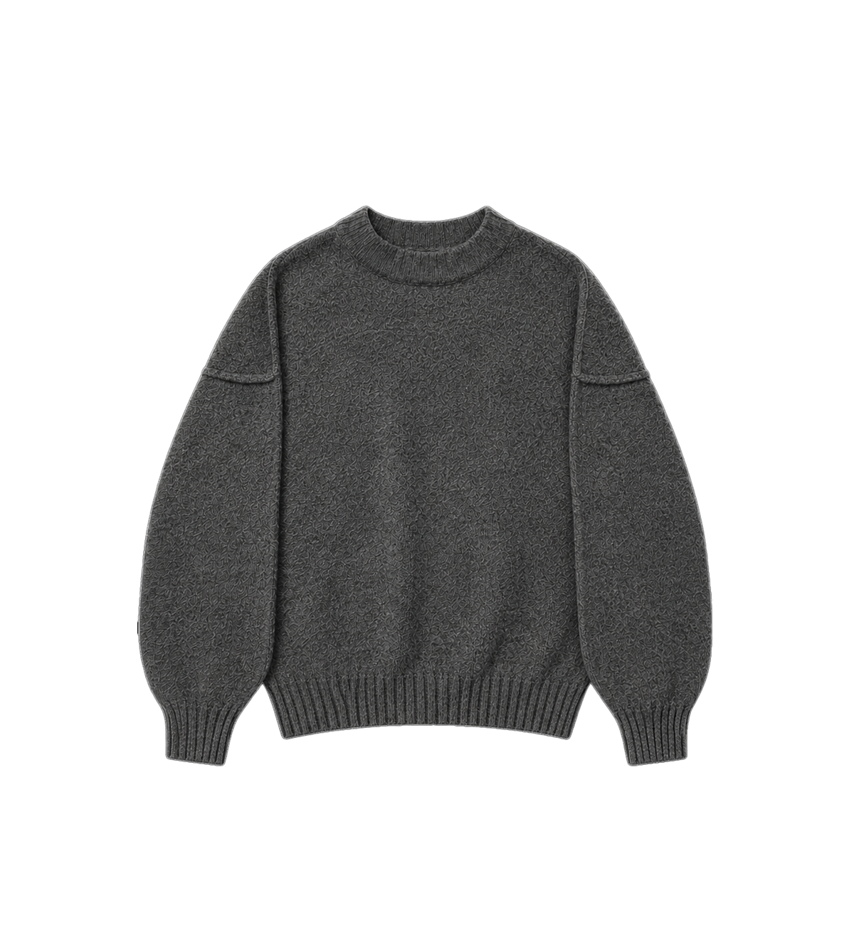 Knitted Sweatshirt Granite Grain