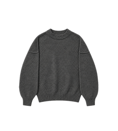 Knitted Sweatshirt Granite Grain