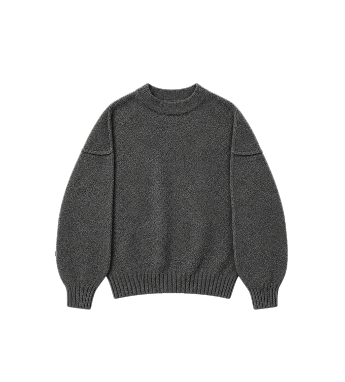 Knitted Sweatshirt Granite Grain