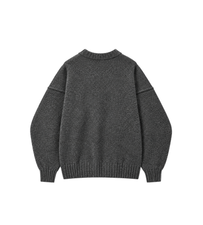 Knitted Sweatshirt Granite Grain