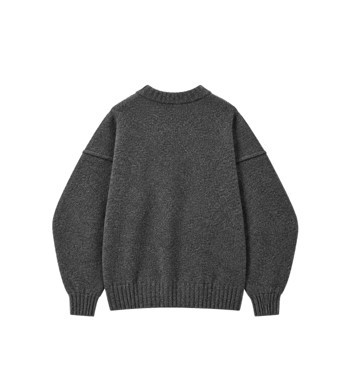 Knitted Sweatshirt Granite Grain