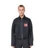 Logo Raw Denim Jacket