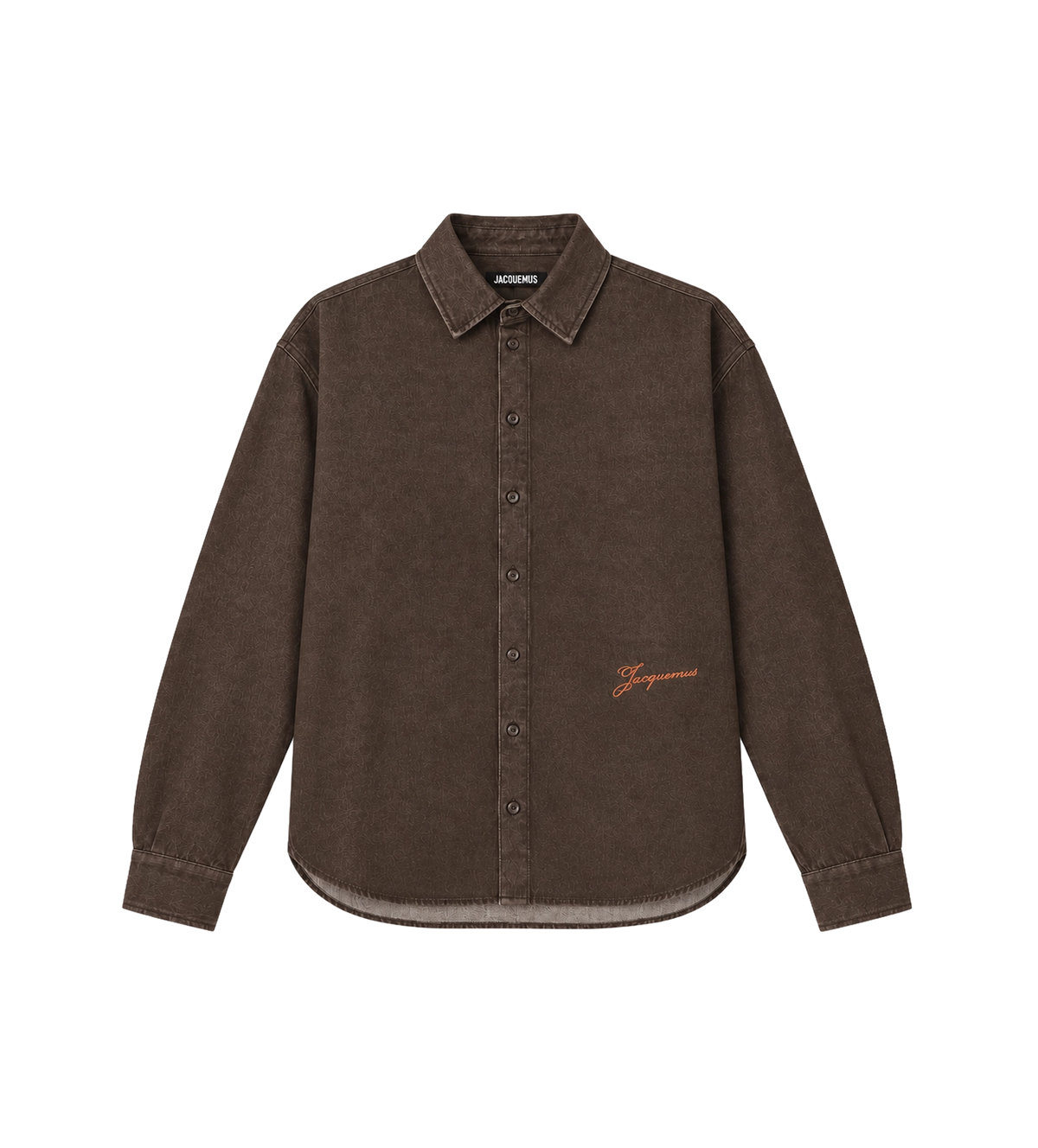The de-Nîmes Simon Denim Shirt Brown