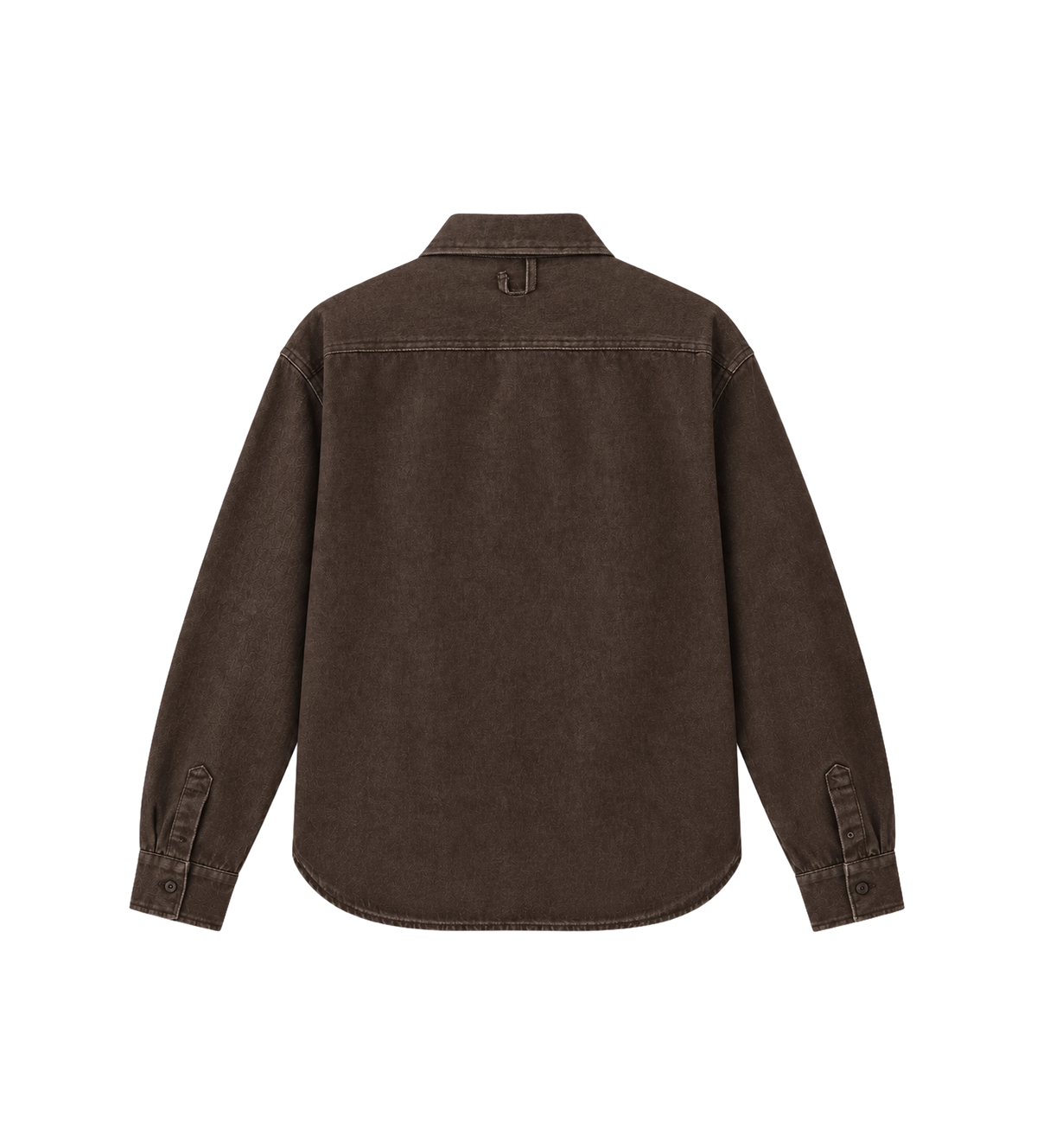 The de-Nîmes Simon Denim Shirt Brown