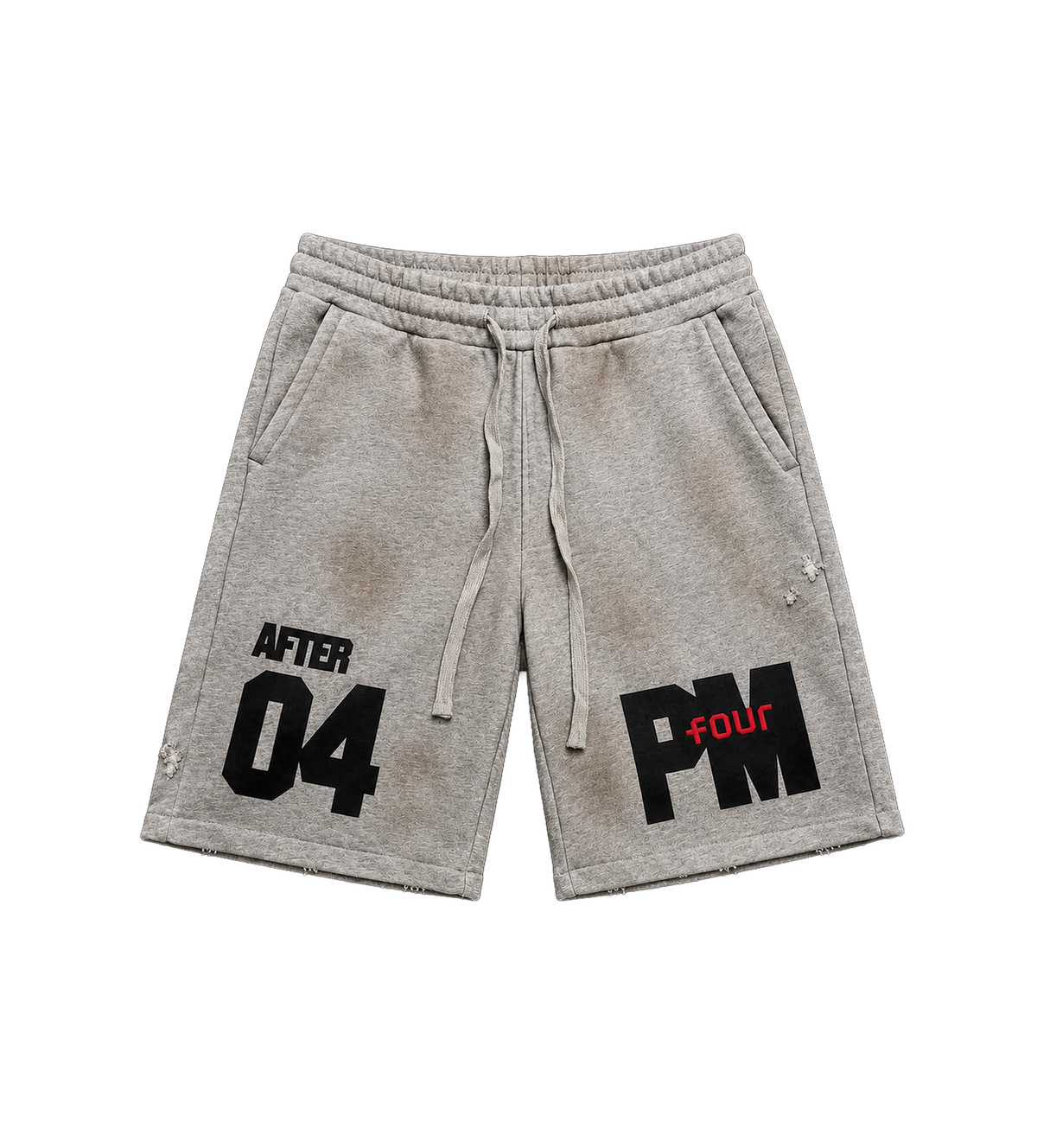 After 4PM Washed Shorts Grey Melange