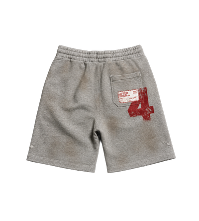 After 4PM Washed Shorts Grey Melange