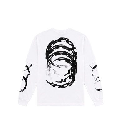 Rotation Double Layered Longsleeve Wit