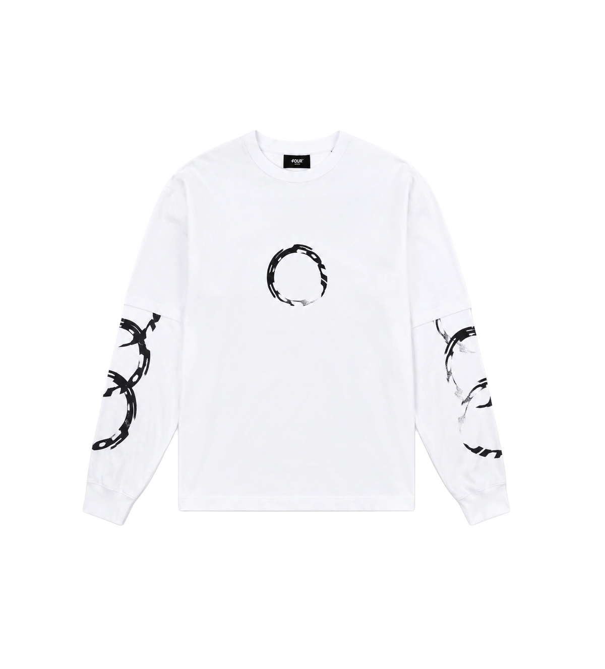Rotation Double Layered Longsleeve Wit