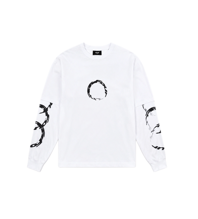 Rotation Double Layered Longsleeve Wit