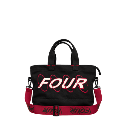 Circles Embroidery Shopper Mokum Red