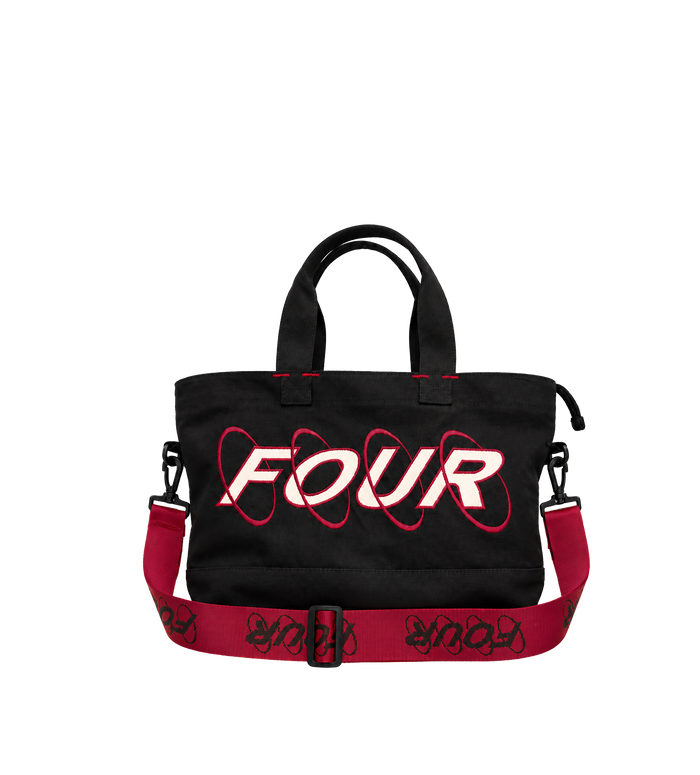 Circles Embroidery Shopper Mokum Rood