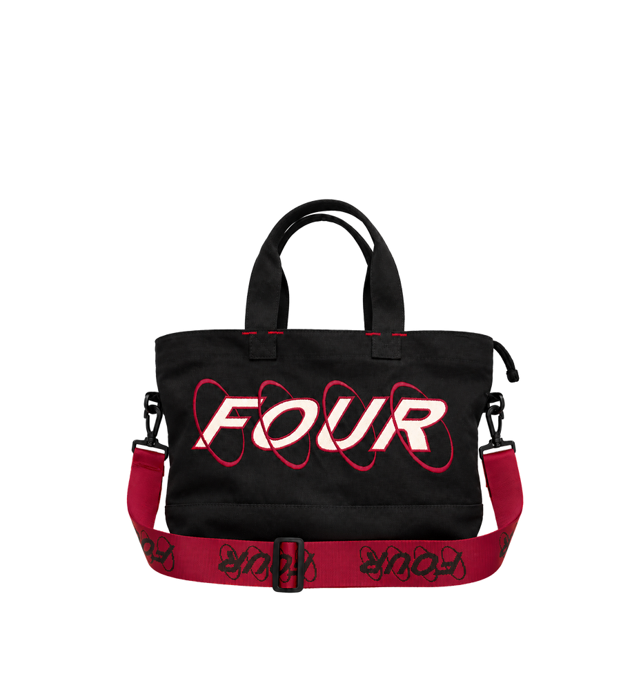 Circles Embroidery Shopper Mokum Rood