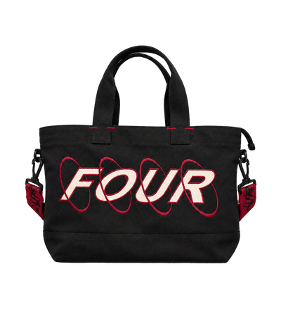 Circles Embroidery Shopper Mokum Red