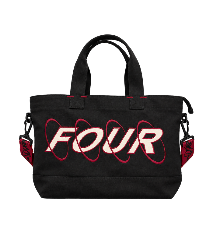 Circles Embroidery Shopper Mokum Rood