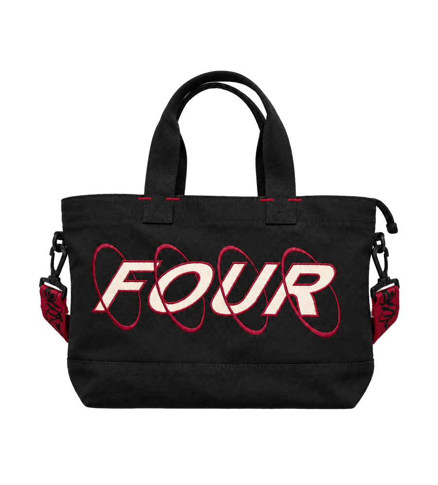 Circles Embroidery Shopper Mokum Rood