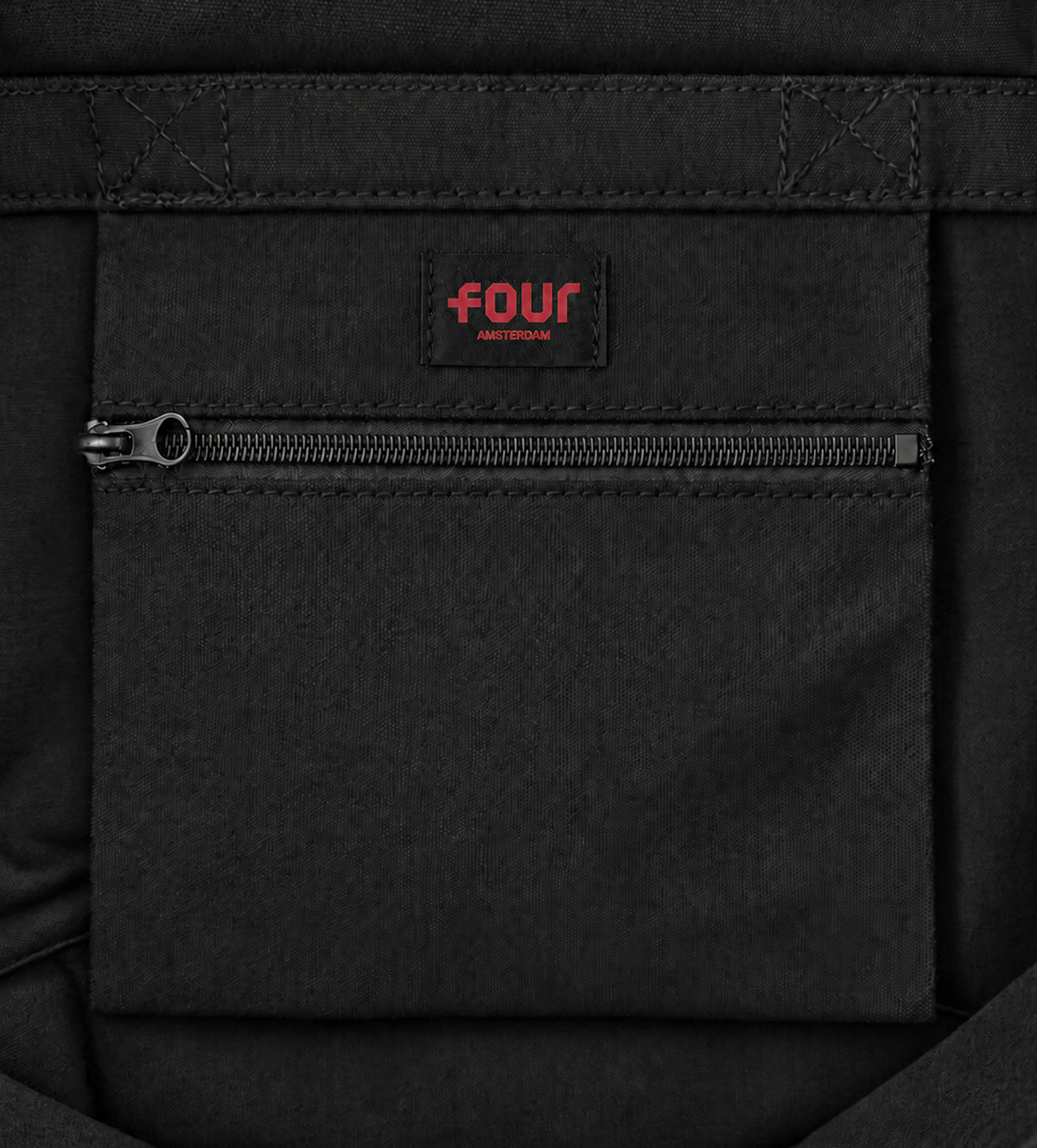 Circles Embroidery Shopper Mokum Red