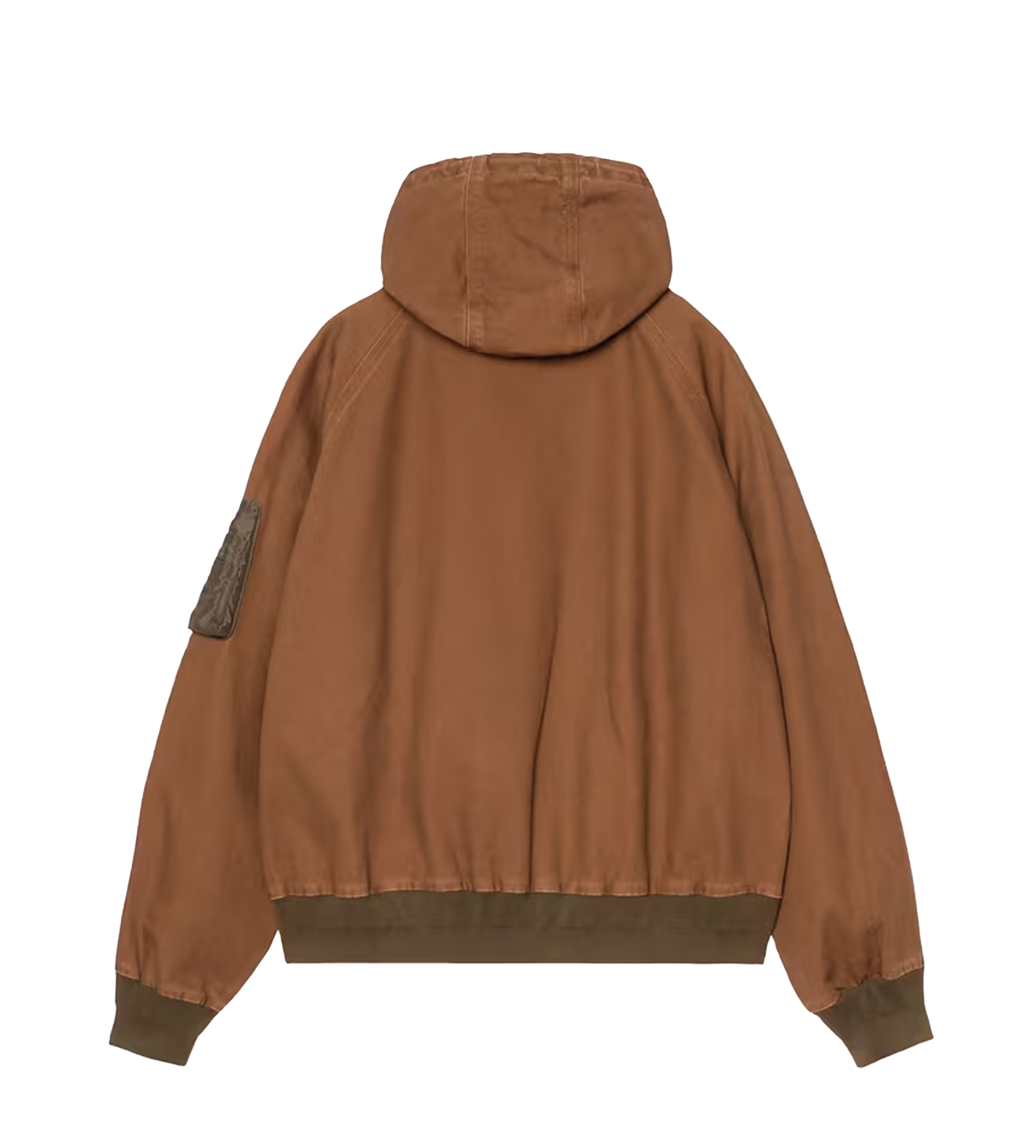 Sacai x Carhartt WIP Washed Duck Hooded Blouson in Dark Beige