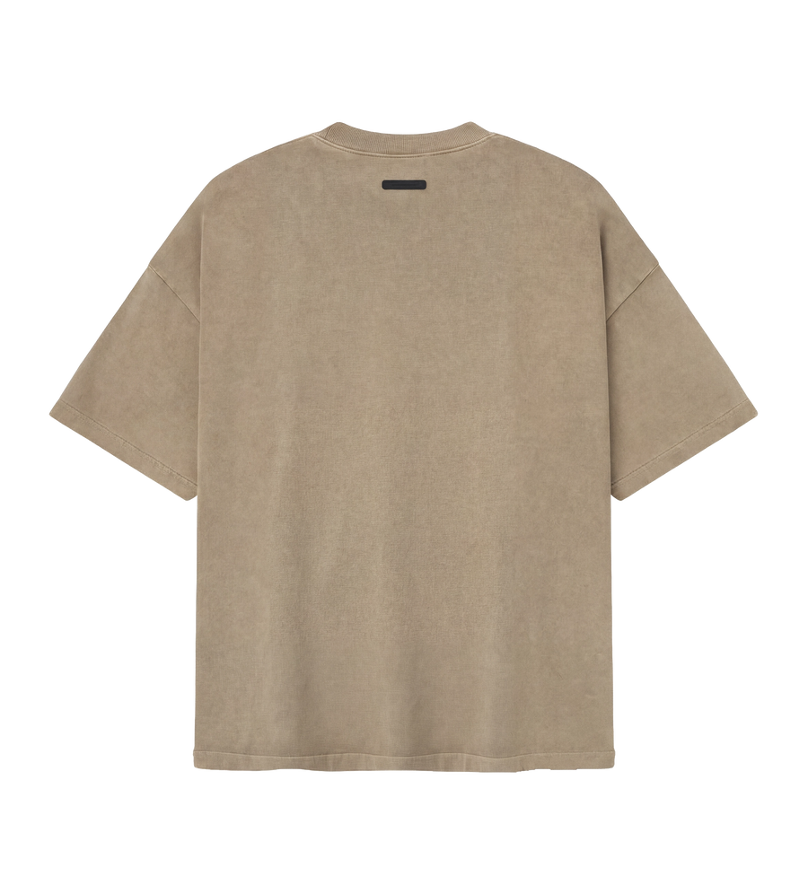 Fear of God Essentials Training 90s Short Sleeve Tee in Faded Dune
