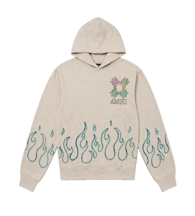 MA Quad Flames Hoodie Ivory