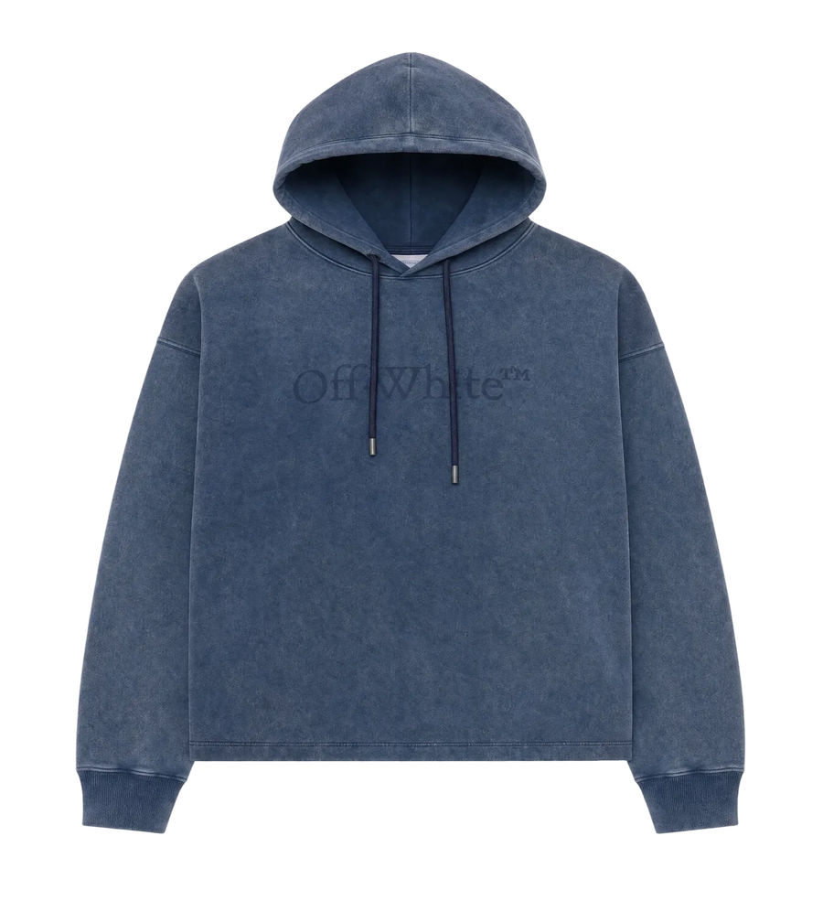 Off White Bookish No Pocket Hoodie in Blue