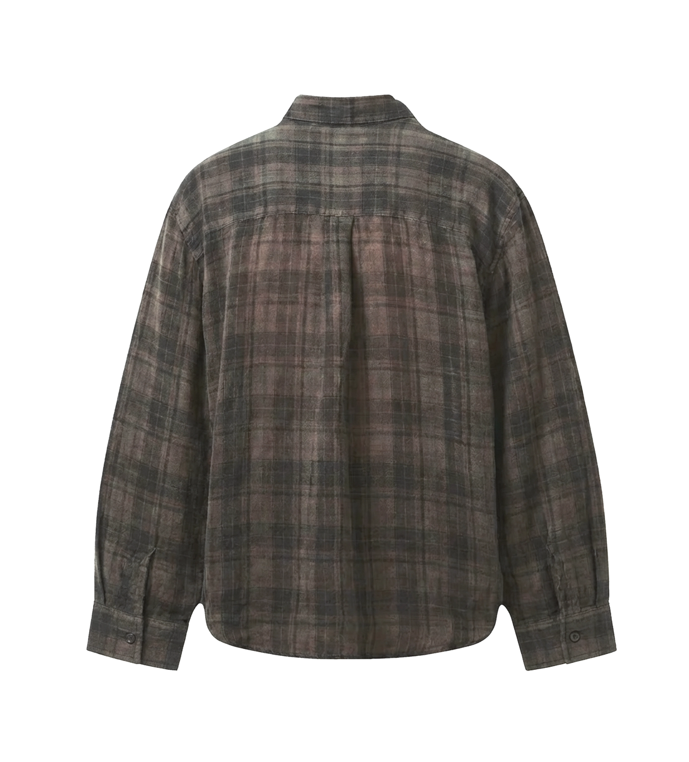 OUR LEGACY Above Checked Oversized Shirt