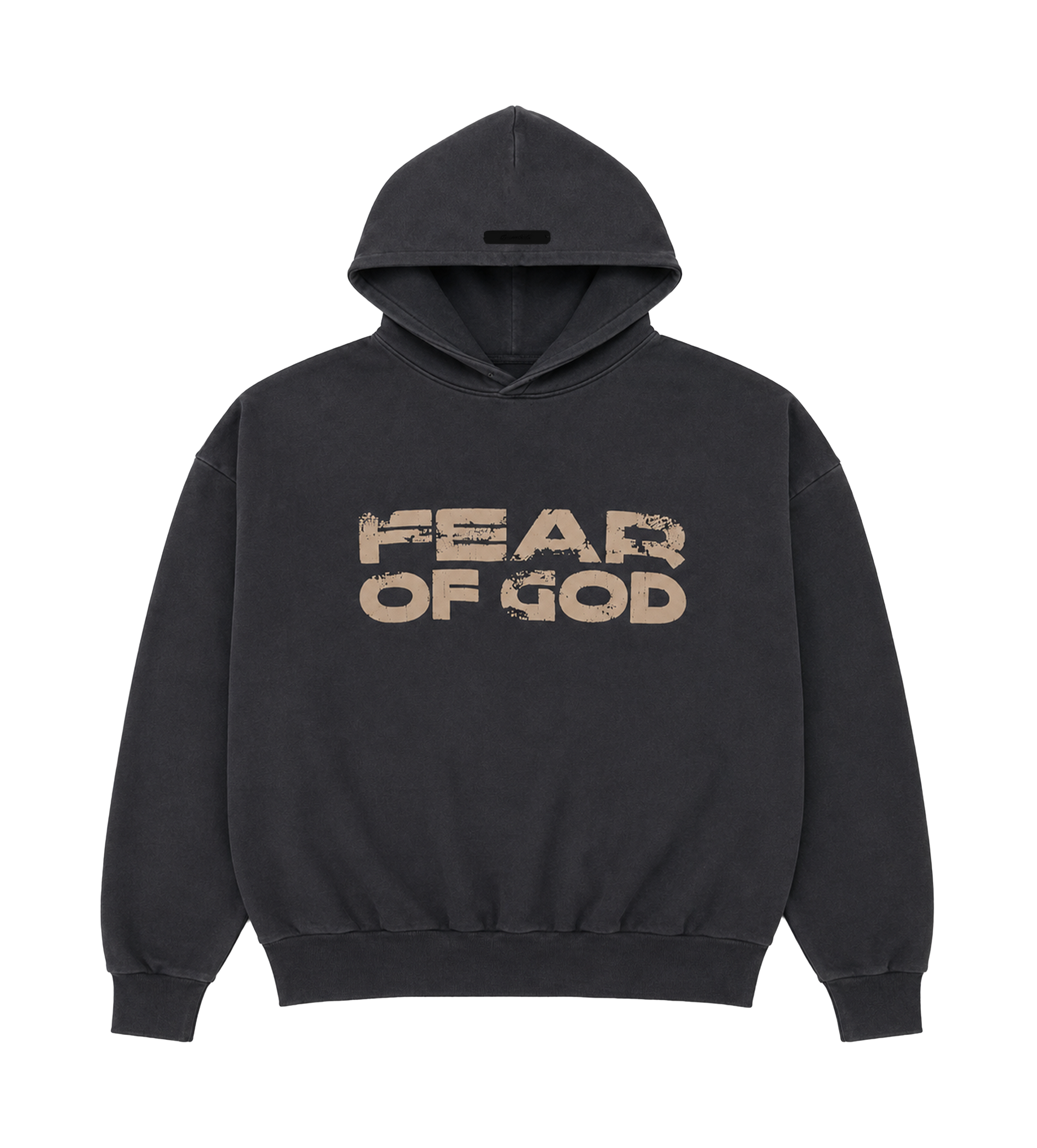 Fear of God Crumble Hoodie in Black