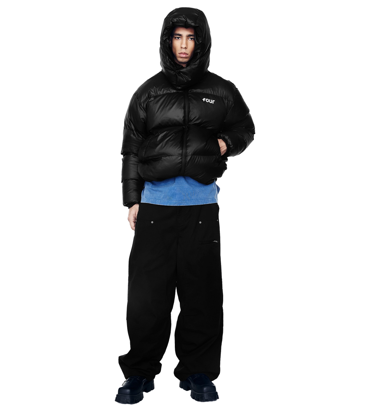 Logo LW Puffer Jacket Black