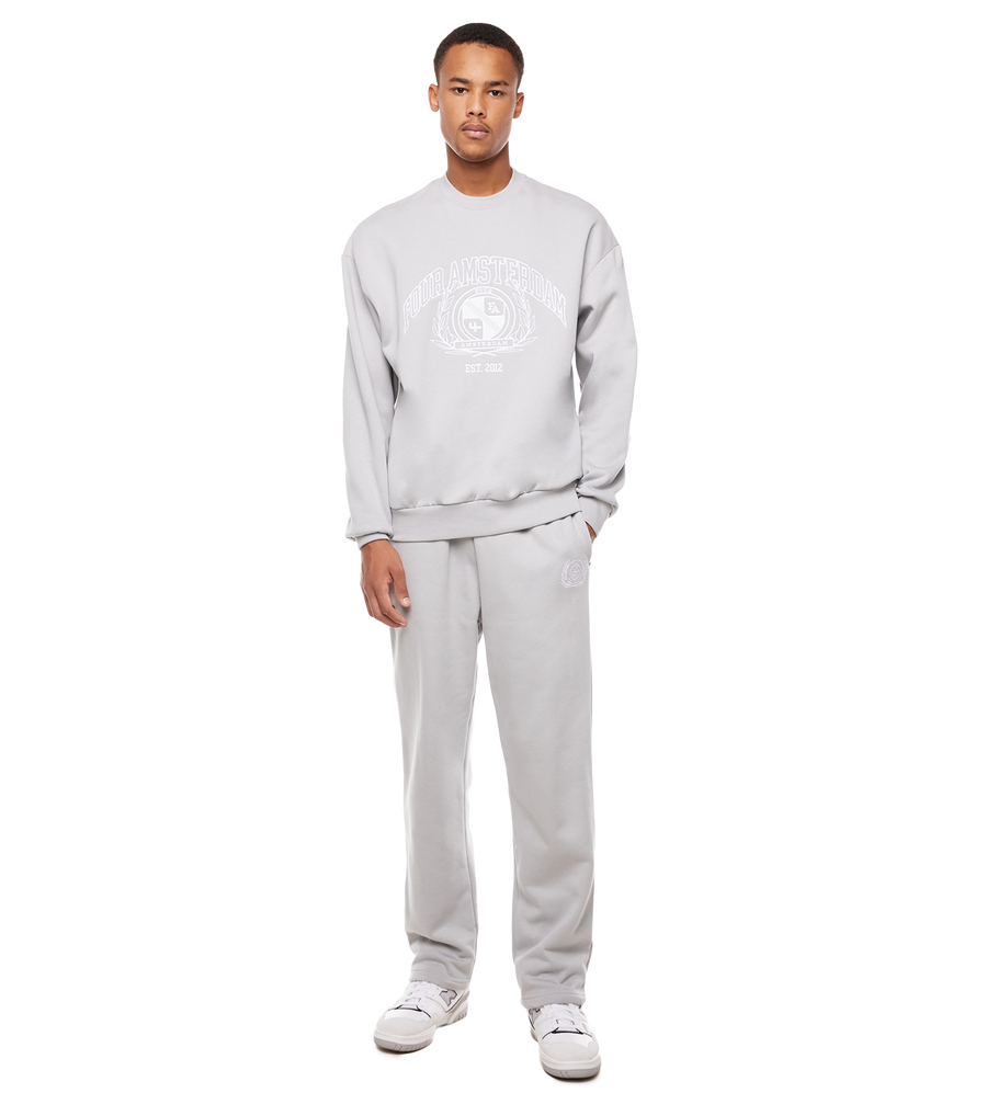 Varsity Straight Leg Sweatpants High Rise