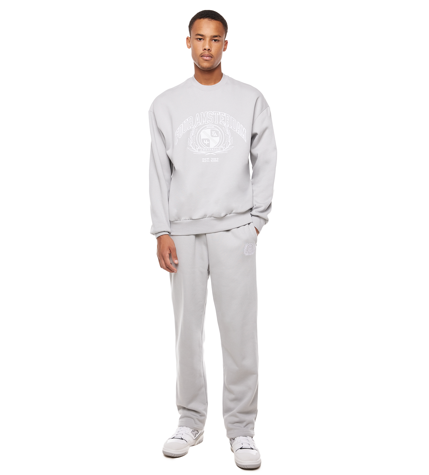 Varsity Crewneck High Rise