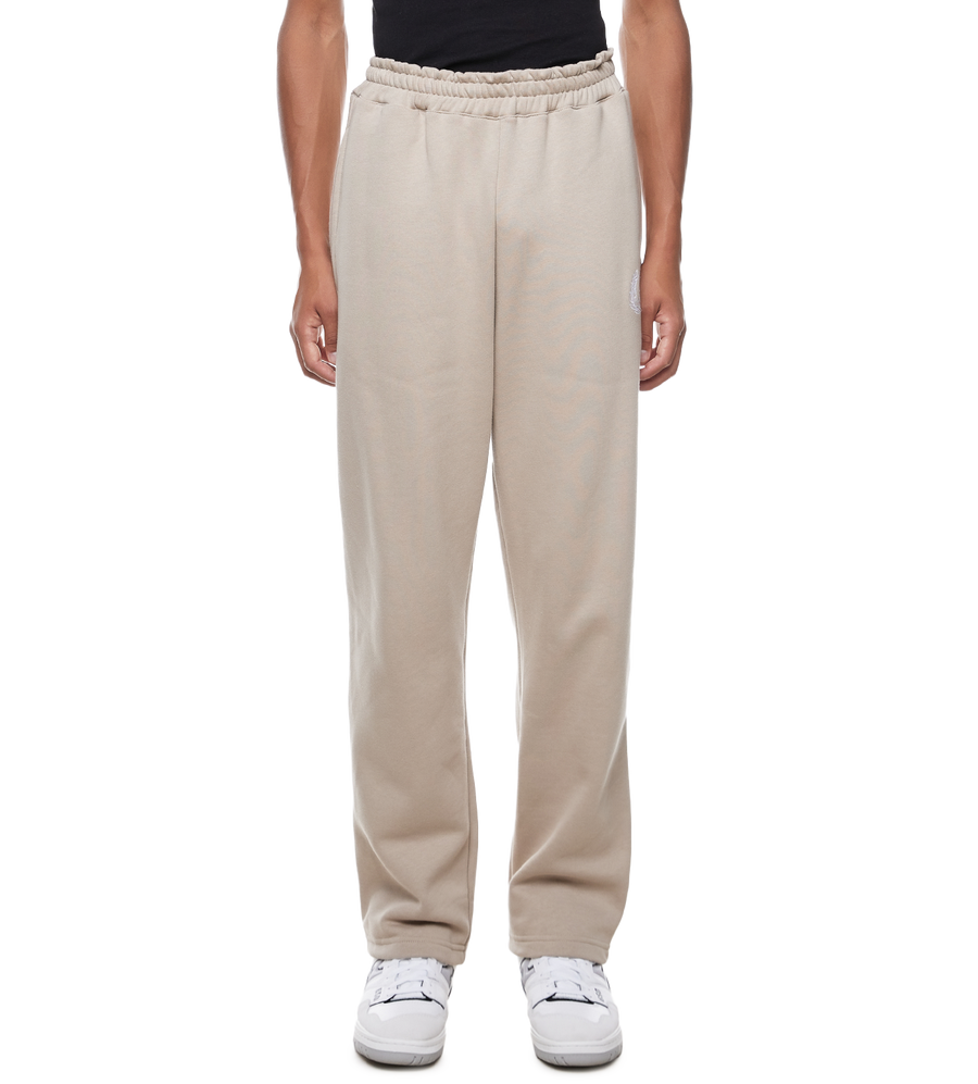 Varsity Straight Leg Sweatpants Vintage Khaki