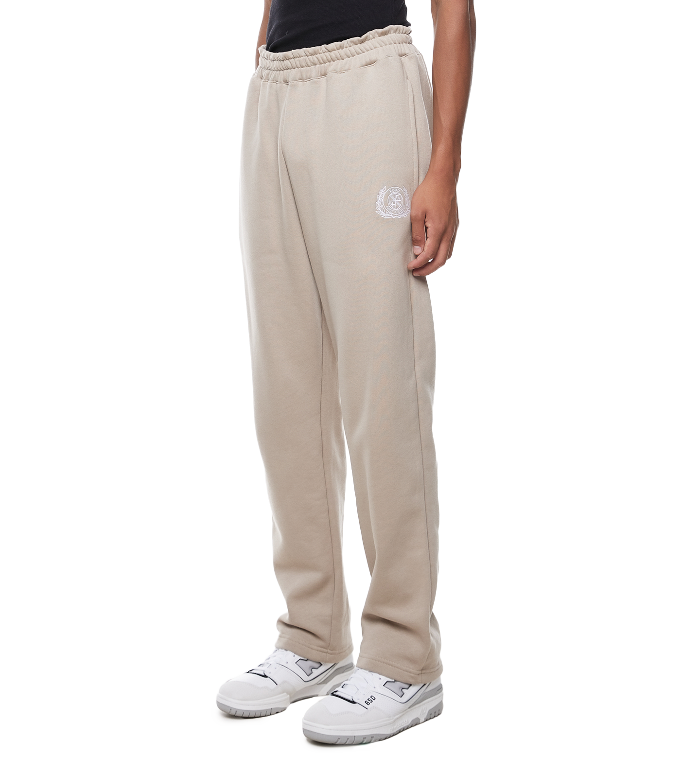 Varsity Straight Leg Sweatpants Vintage Khaki
