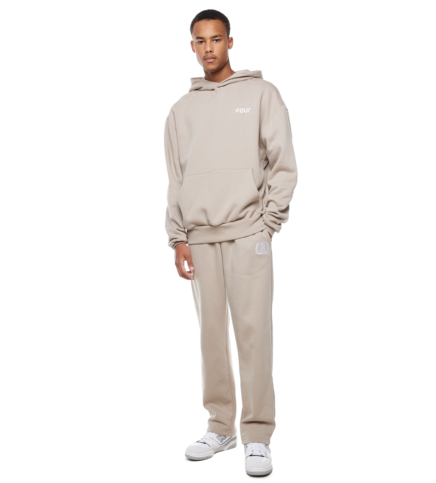 Varsity Straight Leg Sweatpants Vintage Khaki