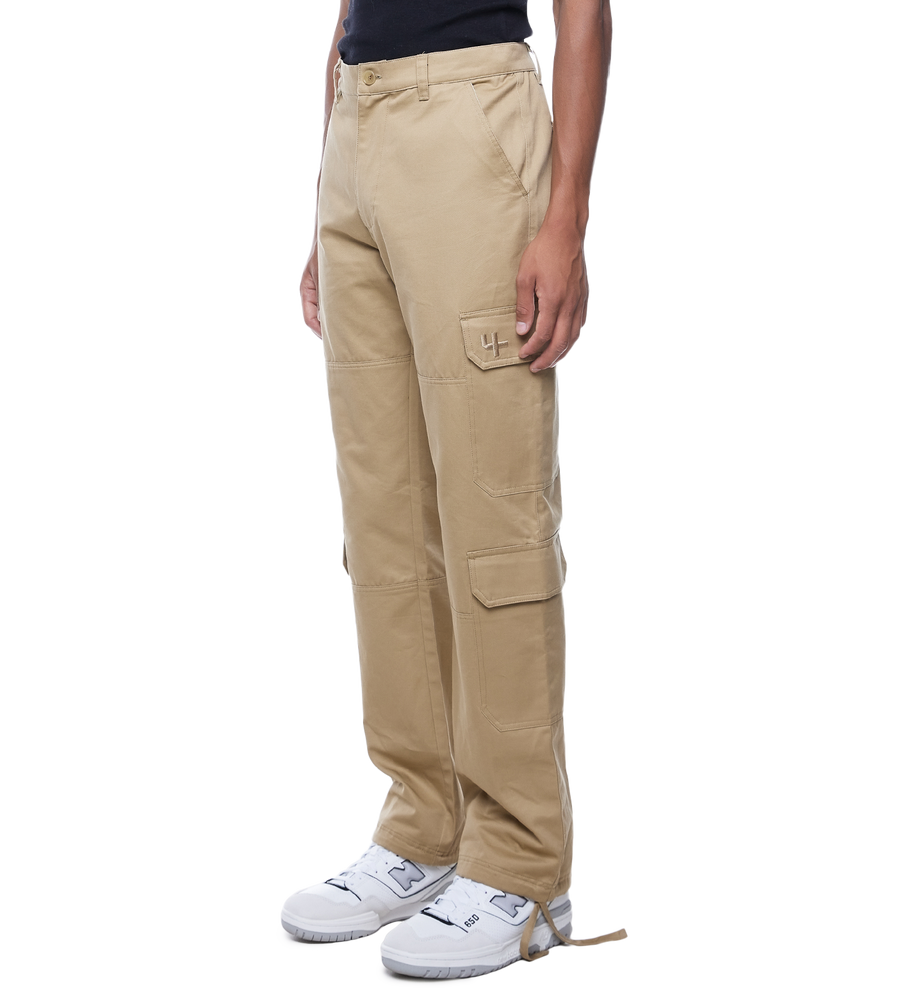 Four Varsity Drop Cargo Pants Vintage Khaki