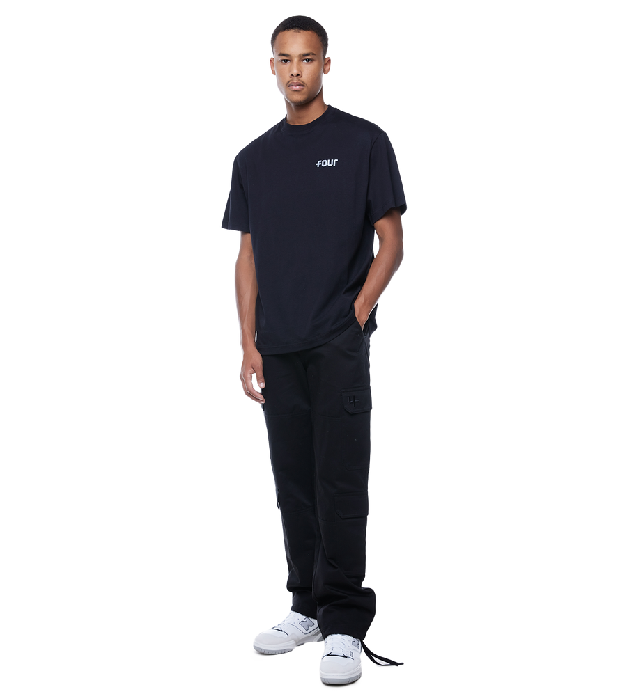 Four Cargo Pants Black