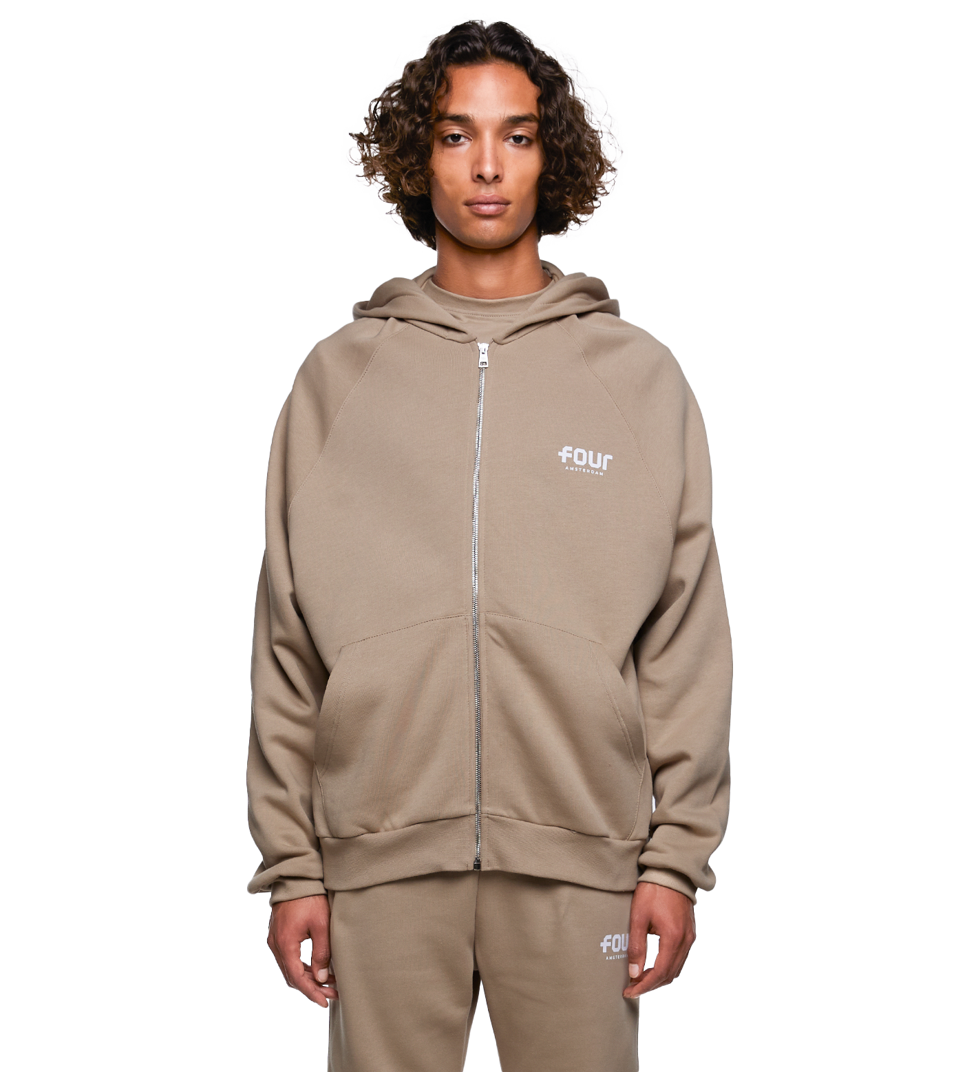 SD Logo Zip Up Vest Trench Coat