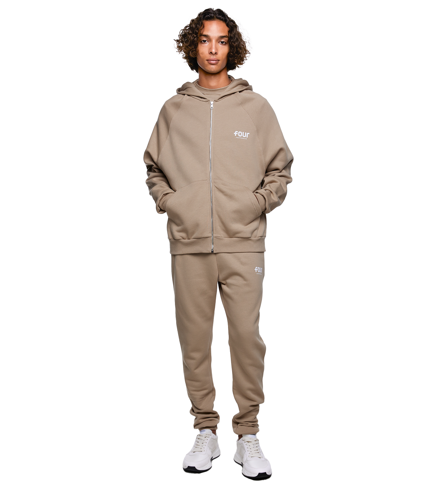 SD Logo Zip Up Vest Trench Coat