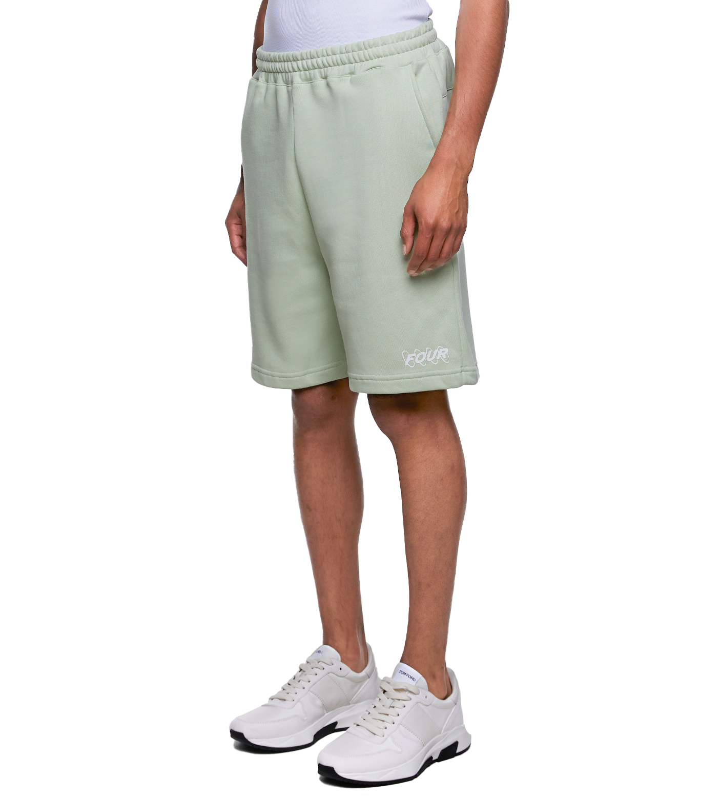 SD Circles Logo Shorts Sea Foam